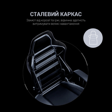 Крісло ігрове Anda Seat Luna L Grey Fabric Size L