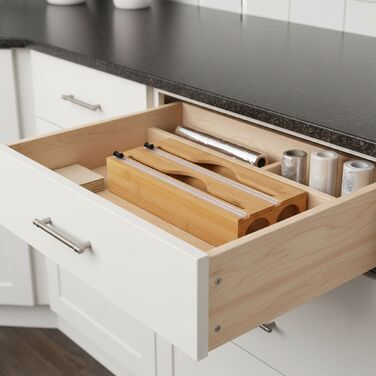 Диспенсер для харчової плівки Relaxdays з бамбука