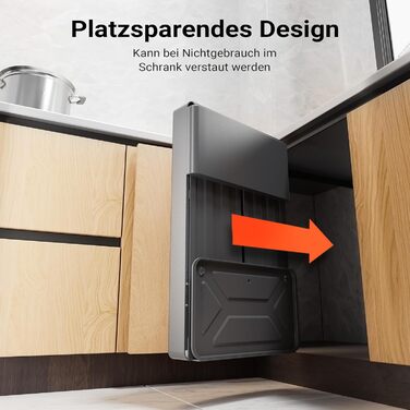 Мобільний газовий обігрівач Wiltec 4,2 кВт з захистом від перекидання, ODS та роликами, сумісний з 13 кг балоном