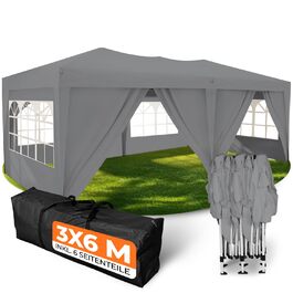 розмір: 3 x 6 м з 6 боковими панелями