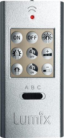 LED-свічки для ялинки Lumix® SuperLight Mini Metallic Gold, 9 см, 12 шт. з пультом керування та батарейками