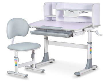 Комплект меблів Evo-kids (стіл+стілець+полиця) BD-22 G