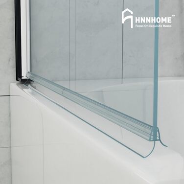 Ущільнювач для душу HNNHOME, 1м, товщина скла 6-8мм, ущільнювач для душових дверей для ванної кімнати, душової стінки та душової кабіни, ущільнення зазору до 20мм (прямий)