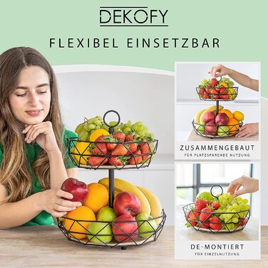 Декоративні фруктові етажерки-ексклюзивна ваза для фруктів з сучасним і високоякісним підлогою з натурального дерева - універсальні для зберігання фруктів.
