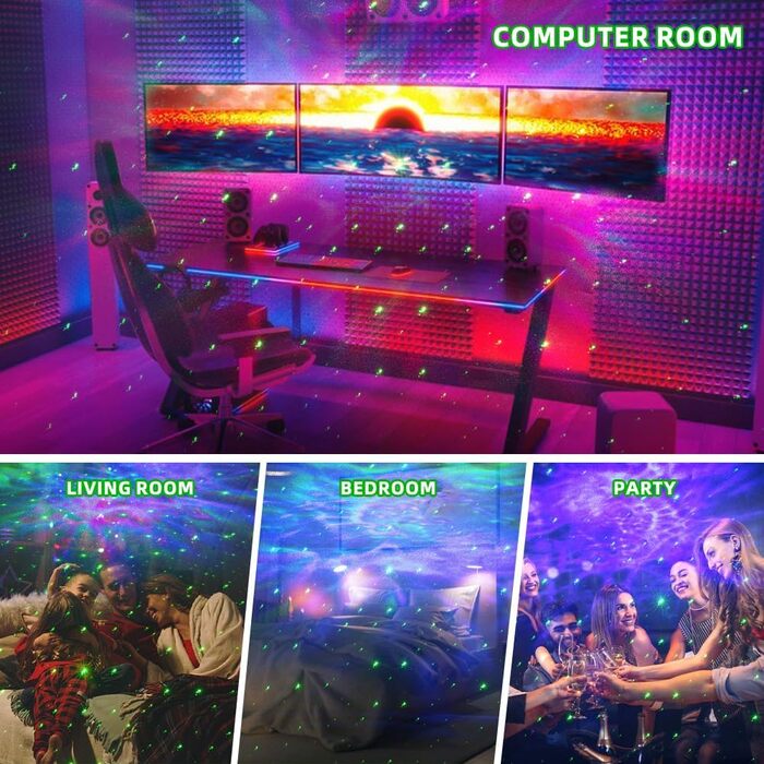 Проєктор зоряного неба Flysclean 