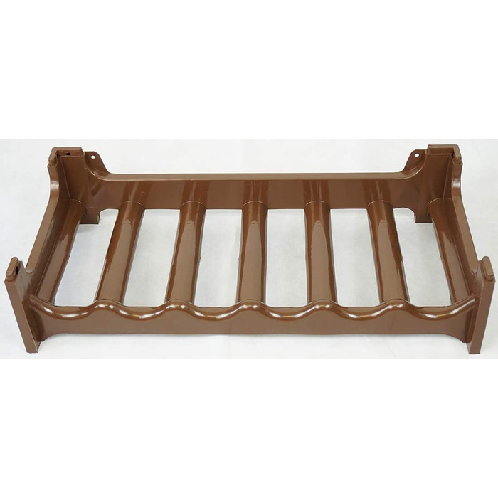 Пластикова полиця для пляшок Novaliv на 36 пляшок, розширювана, стелаж для вина, напоїв, спиртних напоїв, коричнева