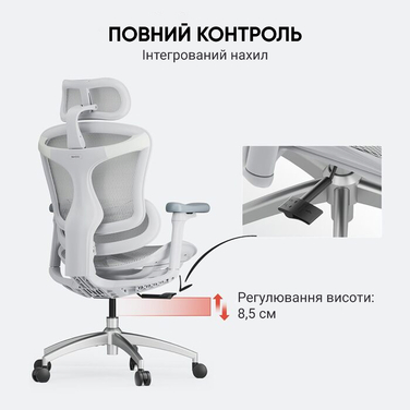Офісне крісло SIHOO Doro C300 white