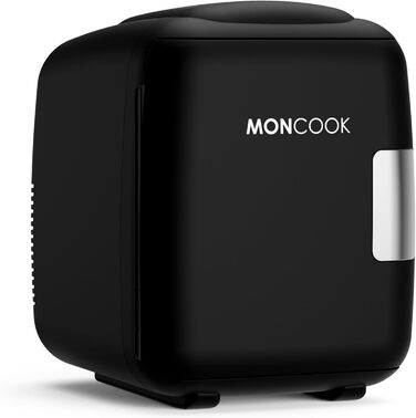 MINI-холодильник MONCOOK для спальні - 14L, білий, з функцією охолодження та підігріву. Компактний, портативний, тихий. Ідеально для дому, офісу, авто, подорожей.