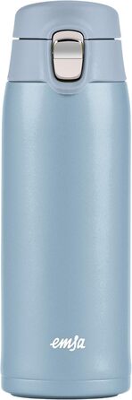 Термокружка Emsa N21518 Travel Mug Light | 0.4 л, нержавіюча сталь, 8 год гаряче/16 год холодне, BPA Free, блакитний колір