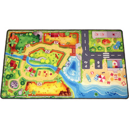 Дитячий килимок HuggyPlay Rug Zoo 90 х 150 см