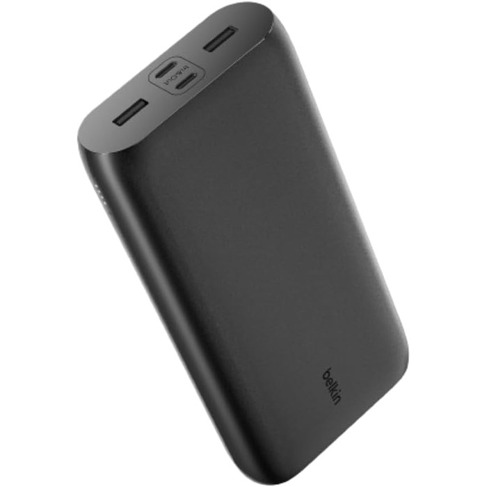 Портовий повербанк 26K, USB-C/A, швидка зарядка, портативний для iPhone, iPad, Galaxy, Pixel, 4-