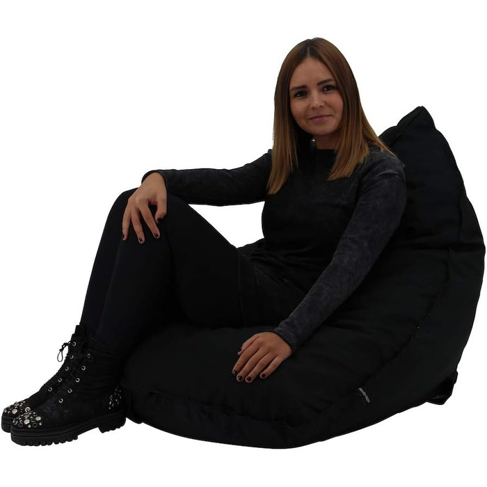 Подушка для сидіння чорна, 11452 Beanbag Bean Bag