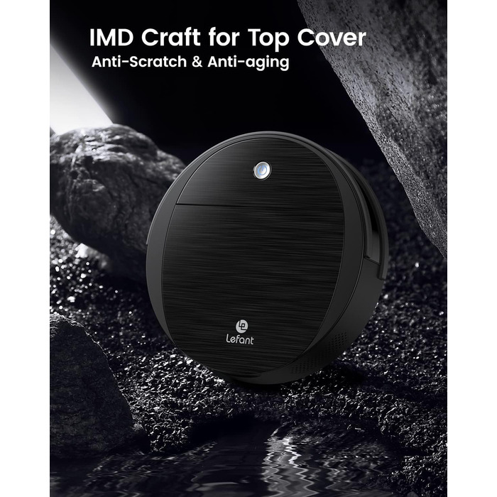 Робот-пилосос LEFANT M320 з функцією миття, потужність 6000 Па, зони заборони, для твердих підлог та килимів, керування через додаток/Alexa, розпізнавання килимів (M1)