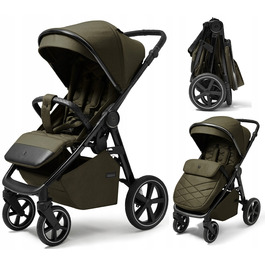Дитячий прогулянковий візок 4BABY Xplode, зелений, алюмінієвий, з можливістю компактного складання