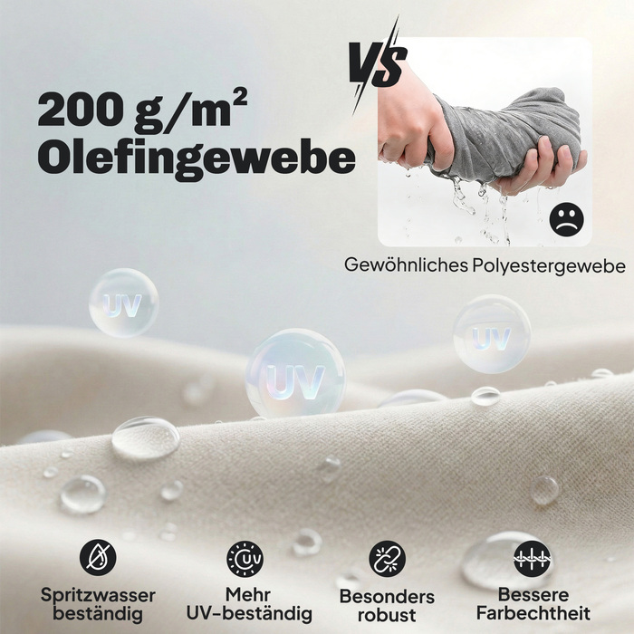 Комплект садово-патіо меблів з алюмінію на 4 особи. Водовідштовхувальний, з глибокими сидіннями, включає двомісний диван, 2 крісла та журнальний столик.