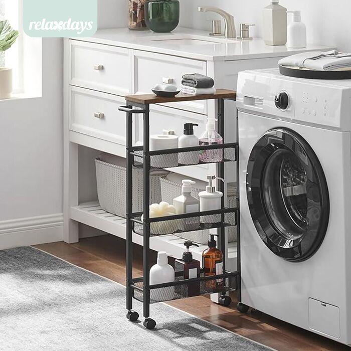 Органайзер Relaxdays для ванної кімнати з 4 ярусами