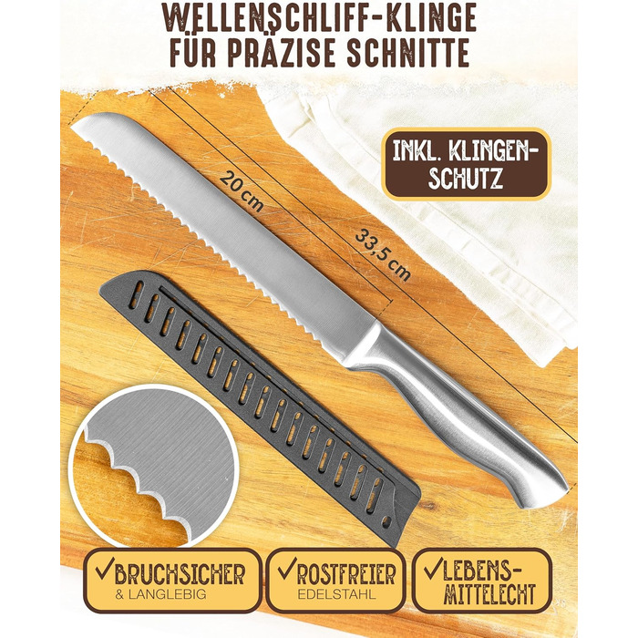 Форма для випікання хліба з чавуну Gusseisen 26 см з кришкою, для випікання та тушкування, Dutch Oven