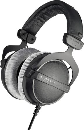 Студійні навушники-вкладиші beyerdynamic DT 770 PRO, закриті, дротові, 32 Ом, сірий