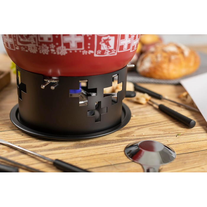 Фондю KUHN RIKON 32317 з кераміки, для приготування сирної страви
