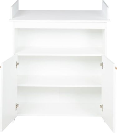 Комплект для дитячої кімнати Roba 'Антон' білий: пеленальний столик з 2 дверцятами, 1 поличкою, висота 90 см, пеленальний вкладиш
