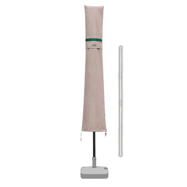 Захисний чохол для садово-паркового парасоля Sekey з вентиляційними отворами, 100% поліестер, водонепроникний, 190 x 30/50 см, хакі