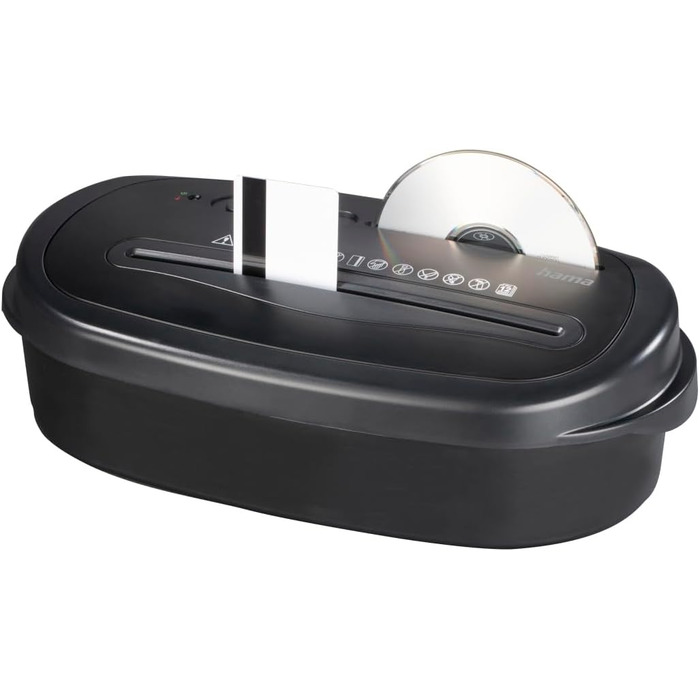 Шредер для документів Hama професійний, електричний, 12 аркушів, безпека 4 (DSGVO), 21 л