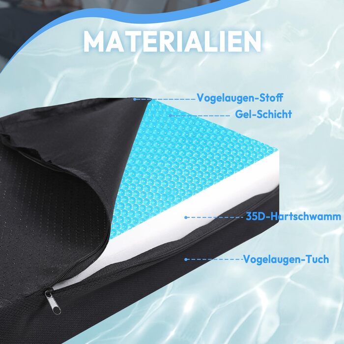 Підставка для ніг під стіл Dowinx, регульована по висоті, знімний чохол, зручна підставка для офісу, авто, дому (2 рівня, тверда, чорна)