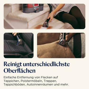 BISSELL SpotClean ProHeat: професійний мийник для килимів та м'яких меблів з HeatWave технологією, 330W, 36988