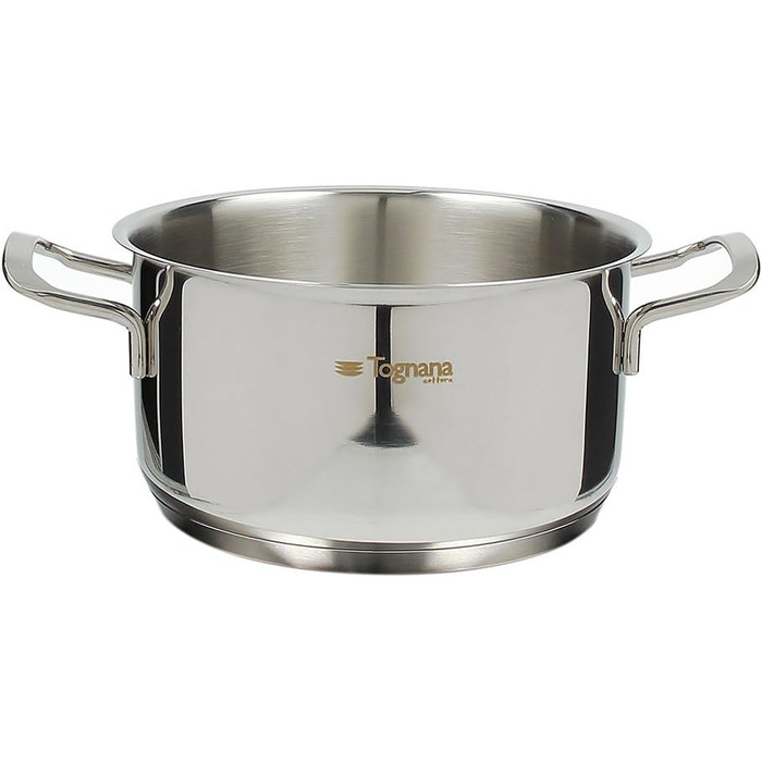 Набір посуду Tognana Vanitosa з нержавіючої сталі, 9 предметів: 3 каструлі, 1 сотейник, 1 сковорода, 4 кришки