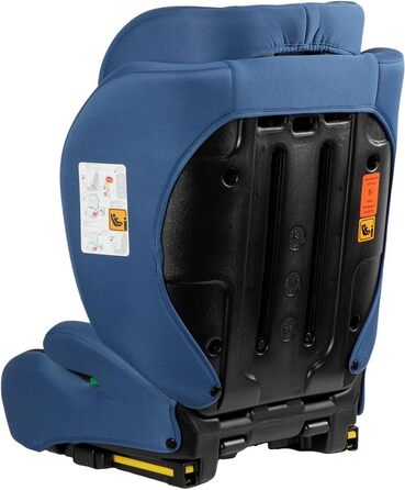 Автокрісло Disney для дівчаток 100-150 см з ISOFIX, з принтами Ельзи, Анни та Олафа (фіолетове)