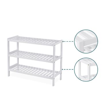 Стелаж для взуття Relaxdays з бамбука