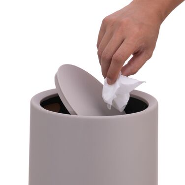 Контейнер для косметики Relaxdays з кришкою-гойдалкою, 6 літрів