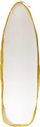 Чохол для прасувальної дошки vhbw, сумісний з прасувальною дошкою Krcher AB 1000, прасувальною дошкою AB 900, Active Ironing Board - чохол для прасувальної дошки, жовтий, білий