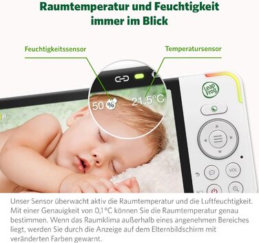 Радіоняня LeapFrog LF2423 з камерою, відеодисплеєм 2.8