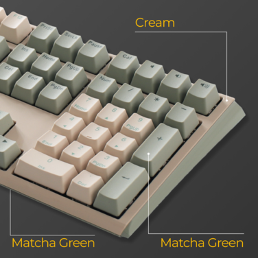 Механічна клавіатура Ducky One 3 Cherry MX Brown Matcha Cream UA