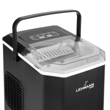 Машина для приготування льоду Lehmann - 1.3л, 12кг/24г, 2 розміри, для дому, вечірки, офісу, кемпінгу