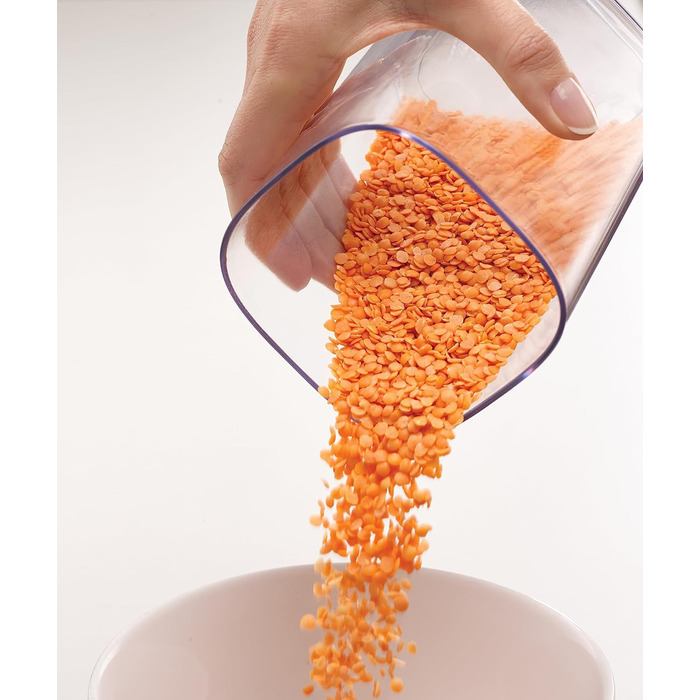 Набір Joseph Joseph з 5 контейнерів для зберігання продуктів у холодильнику, герметичні, сірі, з функціональним тримачем