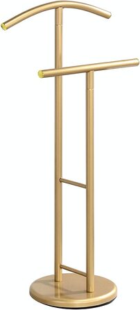 Стойка для одягу IDIMEX LAURENZ - металева золота, з вішалкою для штанів