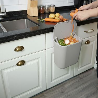 Відро для сміття Relaxdays для підвішування, 9 л