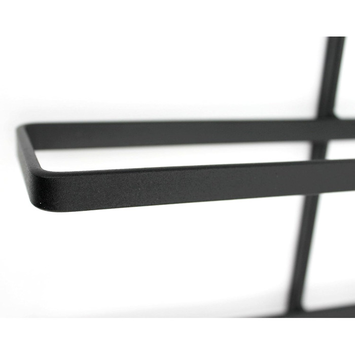 Стінний металевий стелаж для вина DanDiBo чорний, настінний, розширюваний, для 4 пляшок