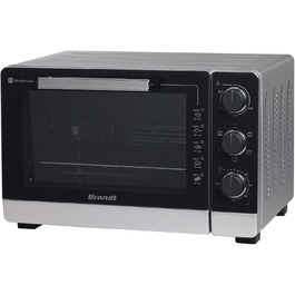 Міні-піч Brandt FC405MS: компактна, 40 л, 2100 Вт, 5 режимів, рівномірне приготування, сірий колір