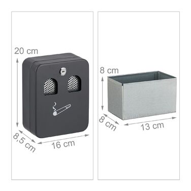 Підставка для миття рук Relaxdays, колір антрацит