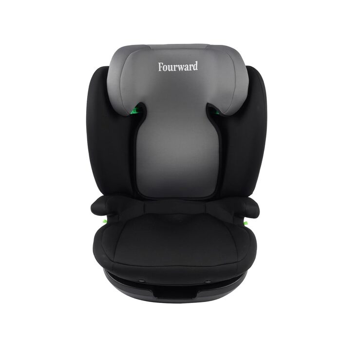 Автокрісло Fourward для дітей 0-36 кг, 360° обертання, ISOFIX, 5-точкова система безпеки, чорний колір