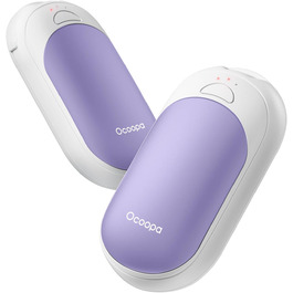 Електричні грілки для рук OCOOPA 2 шт. з магнітною фіксацією, 5000mAh, 3 режими нагріву, компактні, для рукавичок, зими, подарунок