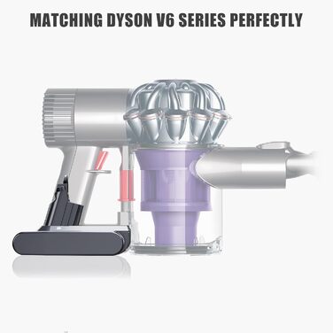 Змінна батарея EVARY 6000 мАг для Dyson V6, сумісна з DC62/DC58/DC59/DC61, в т.ч. 2 фільтри щітка