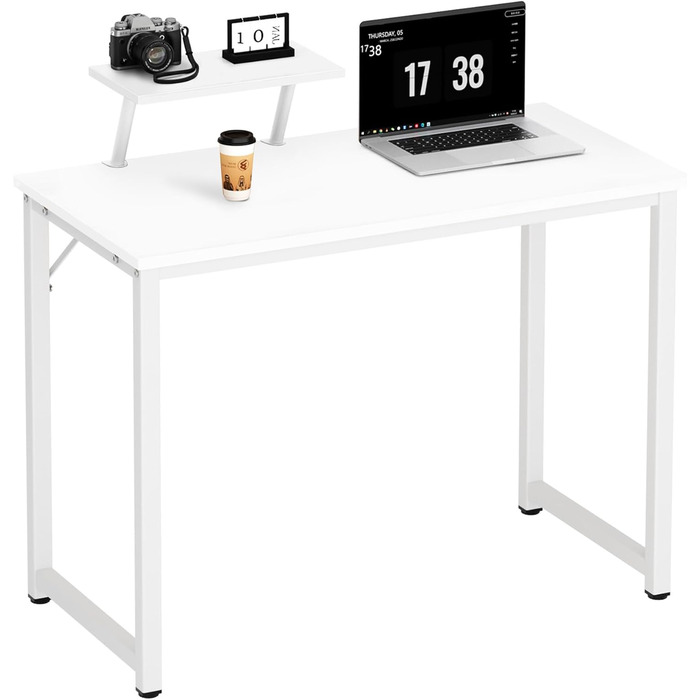 Комп'ютерний стіл SDHYL 100 см: сучасний стіл з полицями для дому та офісу