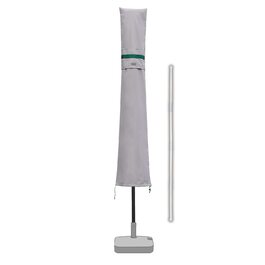 Чохол для садового парасоля Sekey: захисна накидка з кріпленням, водонепроникний, 190 x 30/50 см, світло-сірий