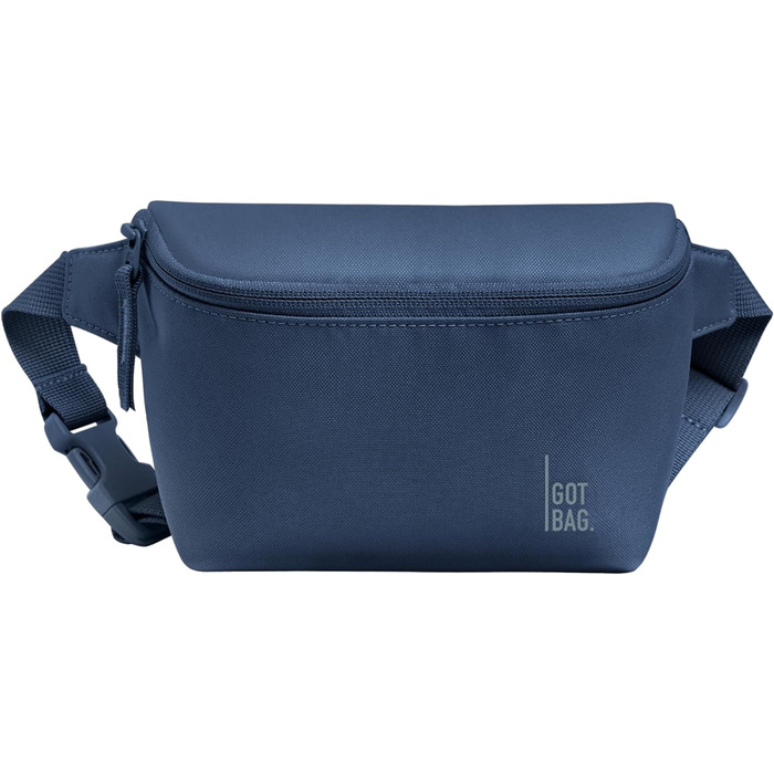 Поясна сумка Hip Bag 2.0 з ударного пластику Ocean Сумка на пояс водовідштовхувальна Стильна сумка через плече з регульованим ремінцем (Ocean Blue)