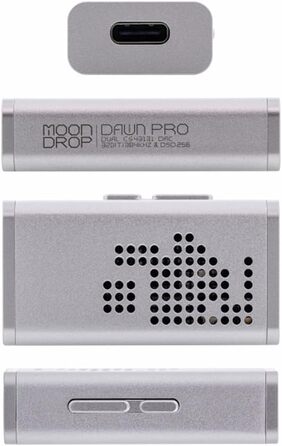 MOONDROP DAWN Pro Переносний USB DAC/AMP Dual CS43131 DAC 32 Bit/384kHz DSD256 Декодер