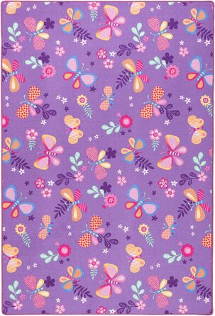 Дитячий ігровий килимок Snapstyle Butterfly Purple, 24 розміри (300х300 см)